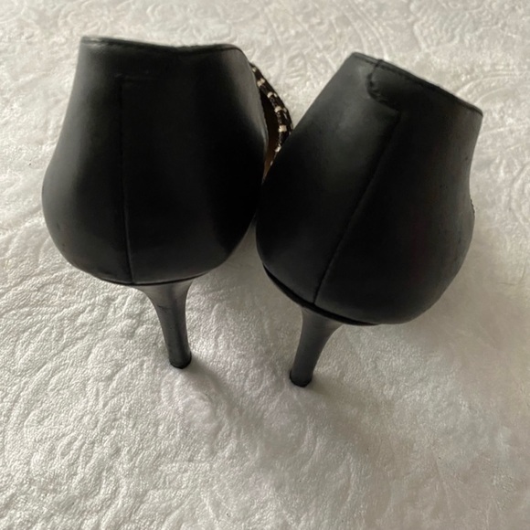 Joe’s Jean Speckled Calf Hair Pointed Toe Heels - Picture 10 of 11